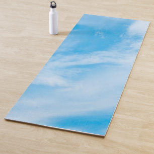 Esterilla De Yoga Nubes de cielo azul Elegante Plantilla de diseño F