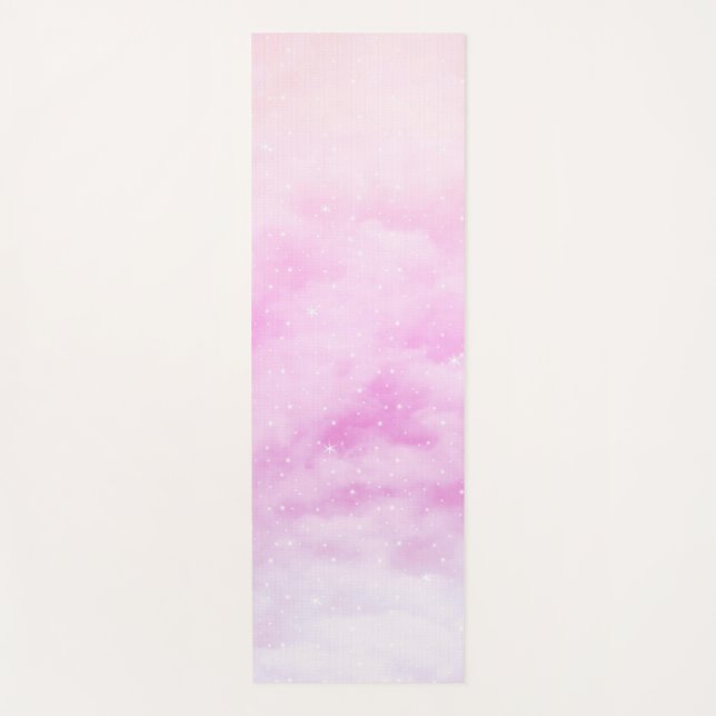 Esterilla De Yoga Nubes Pastel Nebulosa #1 #dreamy #wall #art (Anverso)