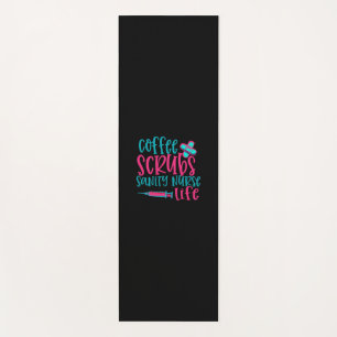Esterilla De Yoga Nurse Gift   Coffee Scrubs Sanity Nurse Life