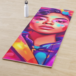 Esterilla De Yoga Obra digital Funky Lady