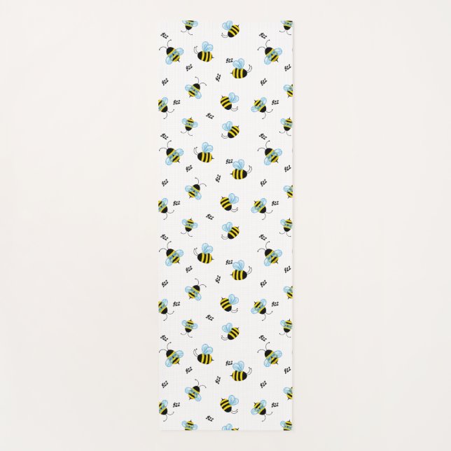 Esterilla De Yoga Ocupados Buzzing Bumblebees Cheful  (Anverso)