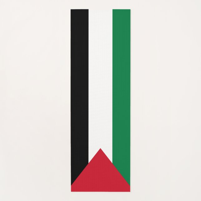 Esterilla De Yoga oficialmente bandera del Estado de Palestina (Anverso)