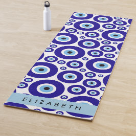 Esterilla De Yoga Ojo Turco, Ojo Griego, Mati, Tu Nombre
