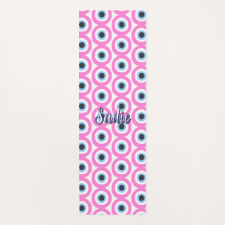 Esterilla De Yoga ojo turco rosa personalizable