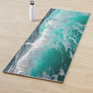 Esterilla De Yoga Ola de Surf (con nombre personalizado)