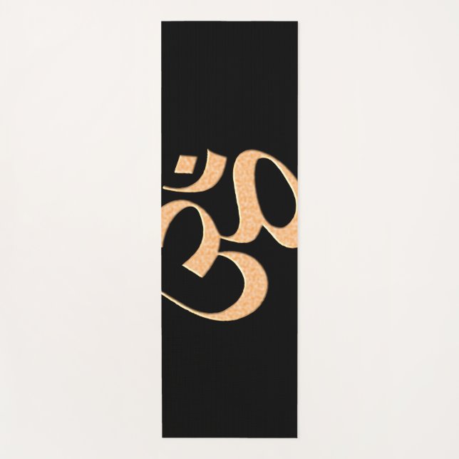 Esterilla De Yoga Om de oro (Anverso)