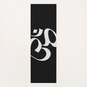 Esterilla De Yoga Om de Plata 