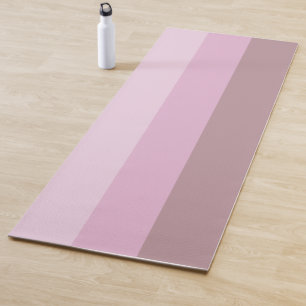 Esterilla De Yoga Ombre rayado rosado púrpura