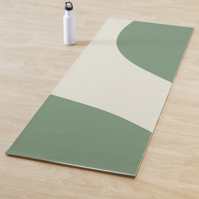 Esterilla De Yoga Ondas simples en verde (In situ)