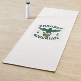 Esterilla De Yoga Orgullosamente nigeriana Alfombra de Yoga Pravacan