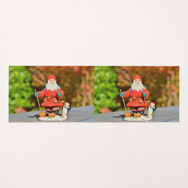 Esterilla De Yoga Ornamento de Santa Claus (Anverso (horizontal))