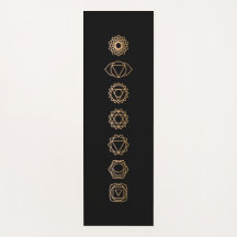 Oro negro simple 7 Chakras negro