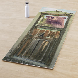 Esterilla De Yoga Oso en la ventana te mira