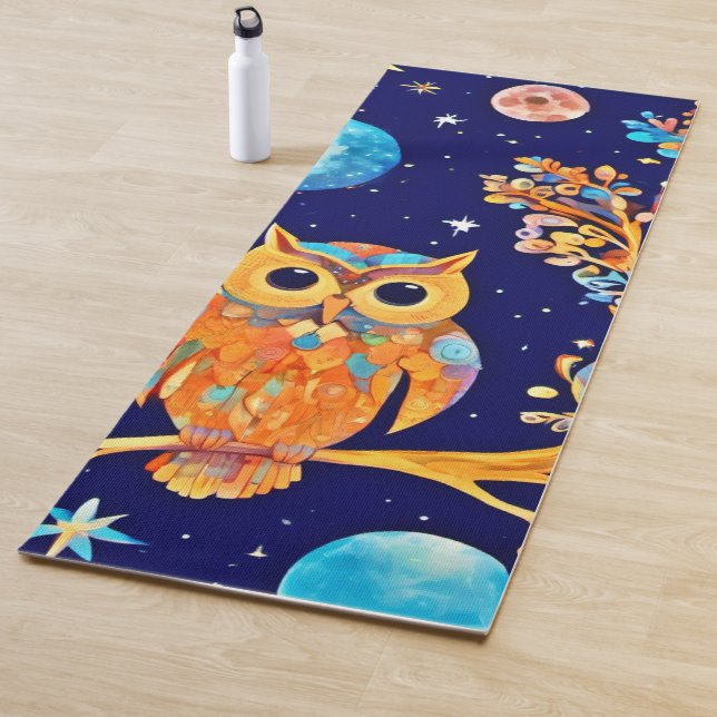 Esterilla De Yoga Otherworldly Owl Art: Maravillas celestes (In situ)
