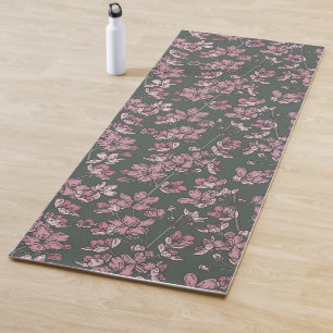 Esterilla De Yoga País francés floral rosado nostálgico