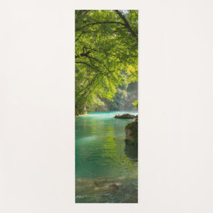 Esterilla De Yoga Paisaje relajante con agua y árboles