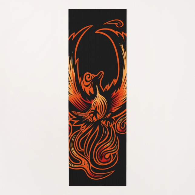Esterilla De Yoga Pájaro De Fuego (Anverso)