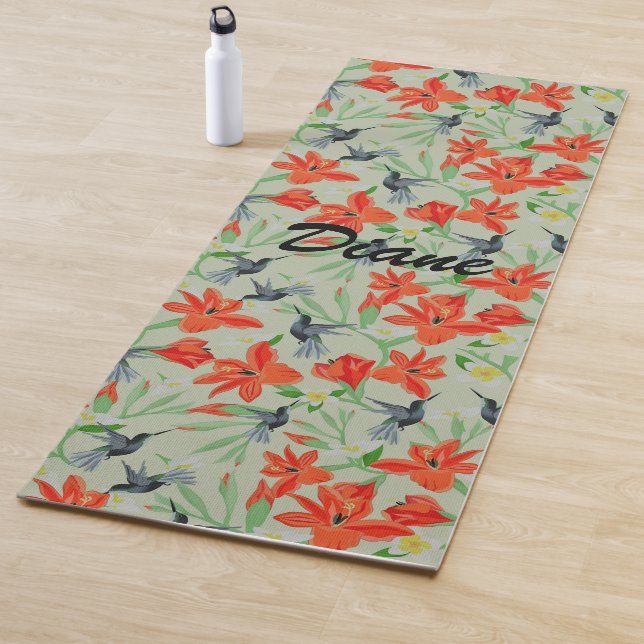 Esterilla De Yoga Pájaros y flores  (In situ)