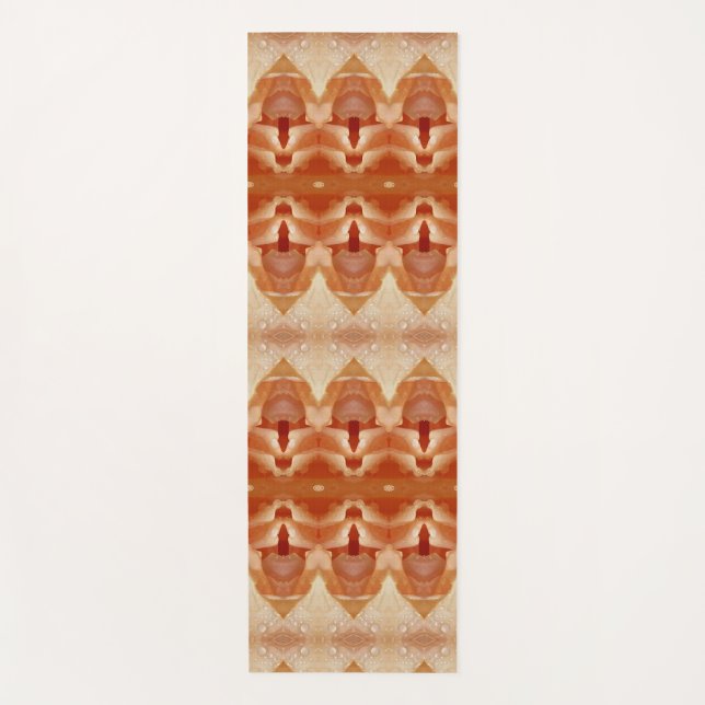 Esterilla De Yoga Pale Peachy Ikat 3 (Anverso)
