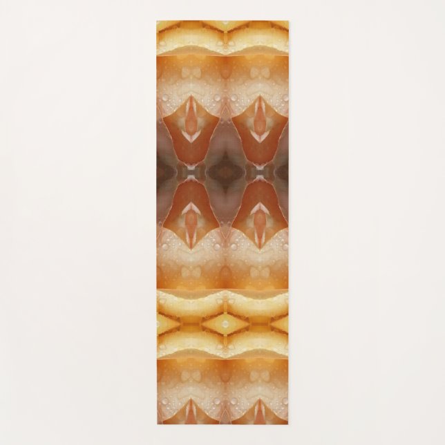 Esterilla De Yoga Pale Peachy Ikat Pouf (Anverso)