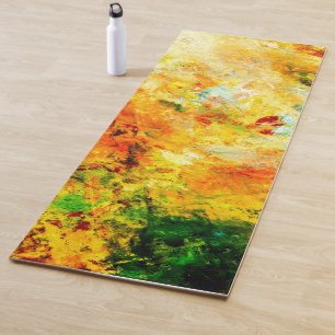 Esterilla De Yoga Paleta de artista colorida