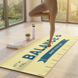 Esterilla De Yoga Palito de Mantequilla "Equilibrio" Personalizado A