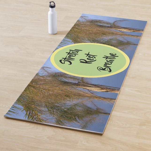 Esterilla De Yoga Palm Tretch Stretch Rest Breathe (In situ)