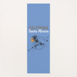 Esterilla De Yoga Palmeras Geométricas de Santa Mónica California