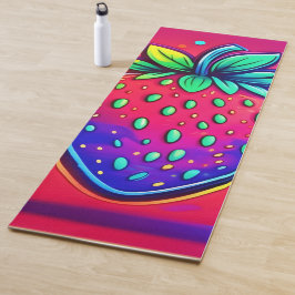 Esterilla De Yoga Palomita de fresa de neón