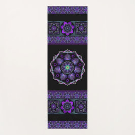 Esterilla De Yoga Paraguas morados y corazones .7