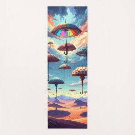 Esterilla De Yoga Paraguas sobre el desierto