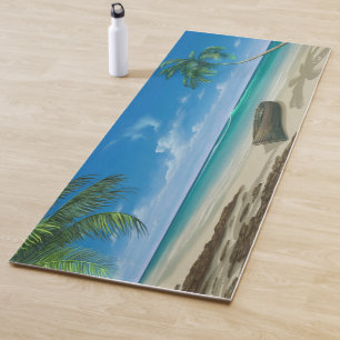 Esterilla De Yoga Paraíso de arena tropical