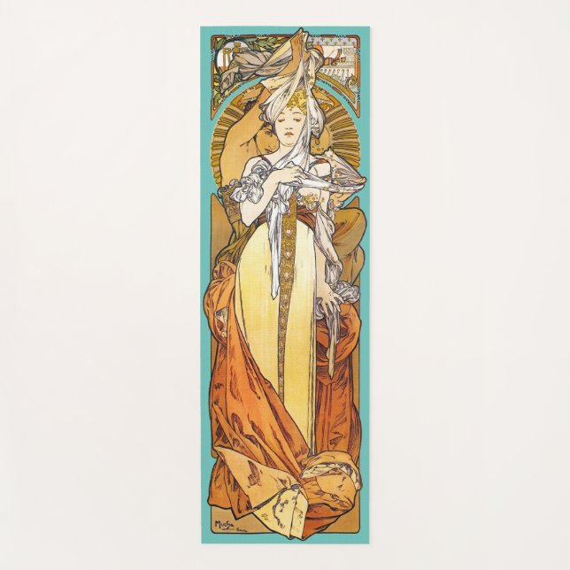 Esterilla De Yoga París 1900, Alphonse Mucha (Anverso)