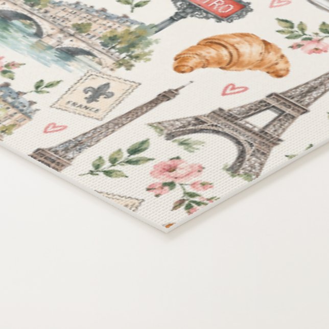 Esterilla De Yoga Paris Icons Chic Design (Detalle)