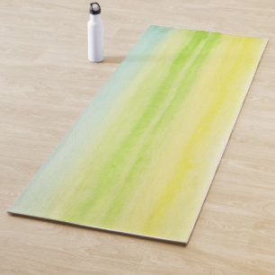 Esterilla De Yoga Pastel azul verde amarillo alegre