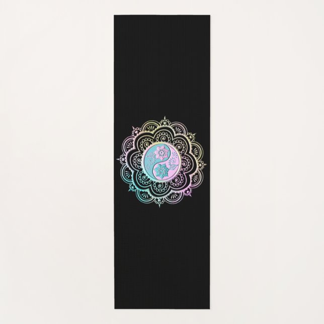 Esterilla De Yoga Pastel Mandala (Anverso)
