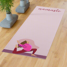 Esterilla De Yoga Pastel Morple Feminine Poses Yogi Namaste