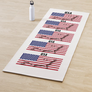 Esterilla De Yoga Patriotic USA AMERICAN FLA 5 Foto