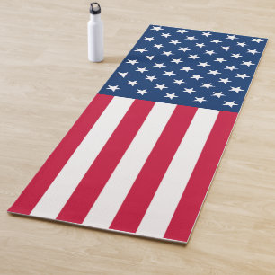 Esterilla De Yoga Patriotismo de yoga mate de bandera estadounidense