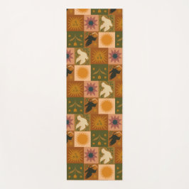 Esterilla De Yoga Patrocinio celeste bohemio con símbolos místicos