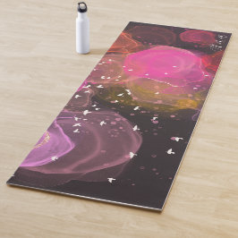 Esterilla De Yoga Patrón abstracto de aves coloridas