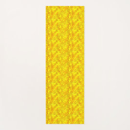 Esterilla De Yoga Patrón amarillo marino floral sin soldadura