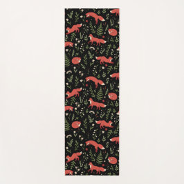 Esterilla De Yoga Patrón Botánico de Woodland Fox