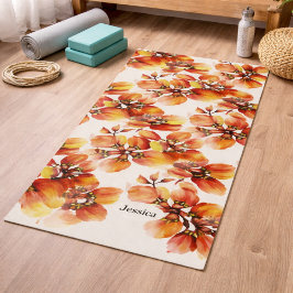 Esterilla De Yoga Patrón brillante sin foco de fauna selvática exóti