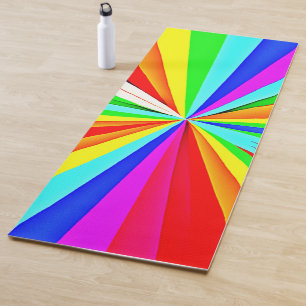 Esterilla De Yoga Patrón colorido de los Hues vibrantes que cautivan