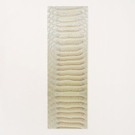 Esterilla De Yoga Patrón cutáneo blanco anaconda