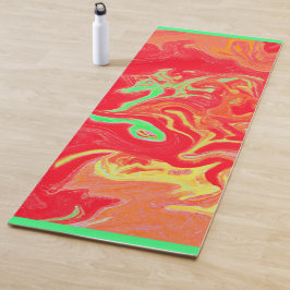 Esterilla De Yoga Patrón de acuarela vibrante colorido