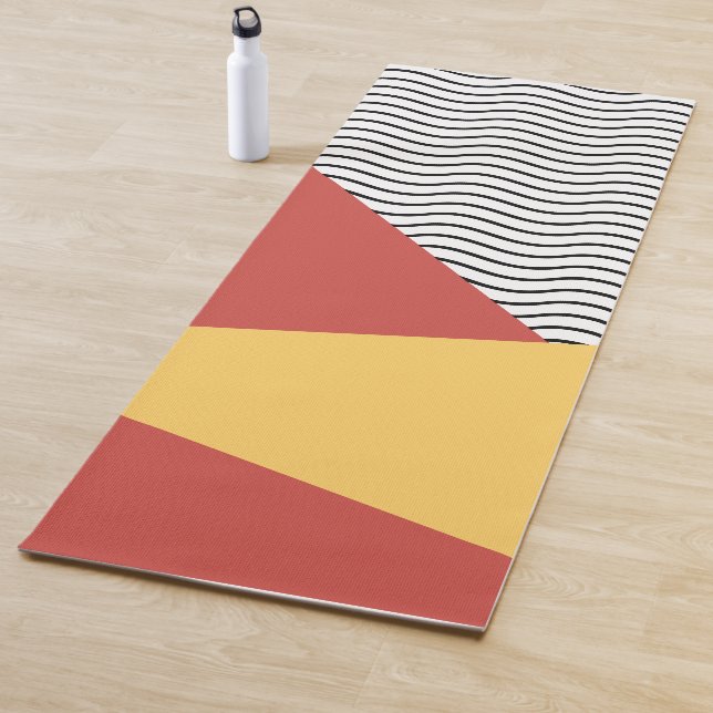 Esterilla De Yoga Patrón de arte pop de los años 80 (In situ)