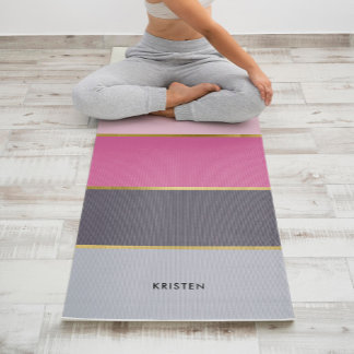Esterilla De Yoga Patrón de bandas de moda personalizado