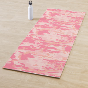 Esterilla De Yoga Patrón de camo militar rosa